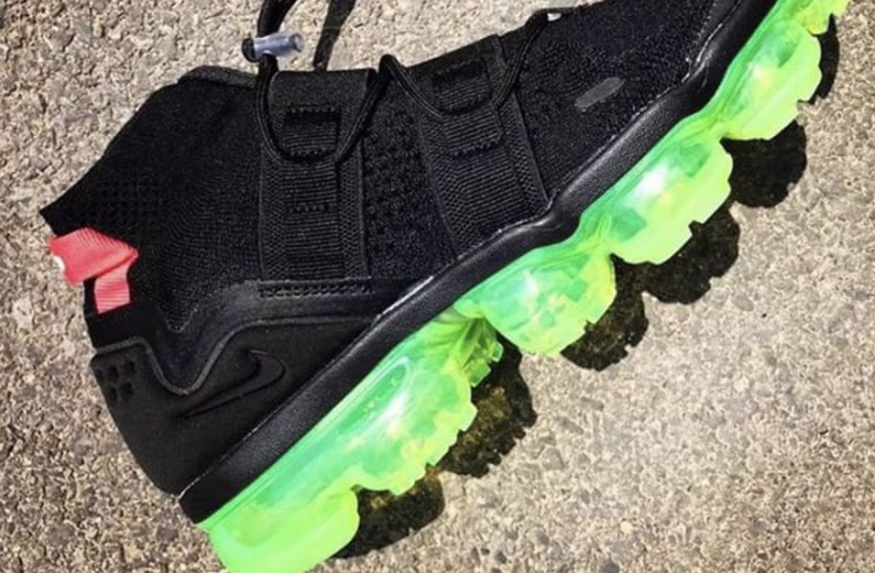 ナイキ エア ヴェイパーマックス ユーティリティ ブラック ネオン 11枚目
