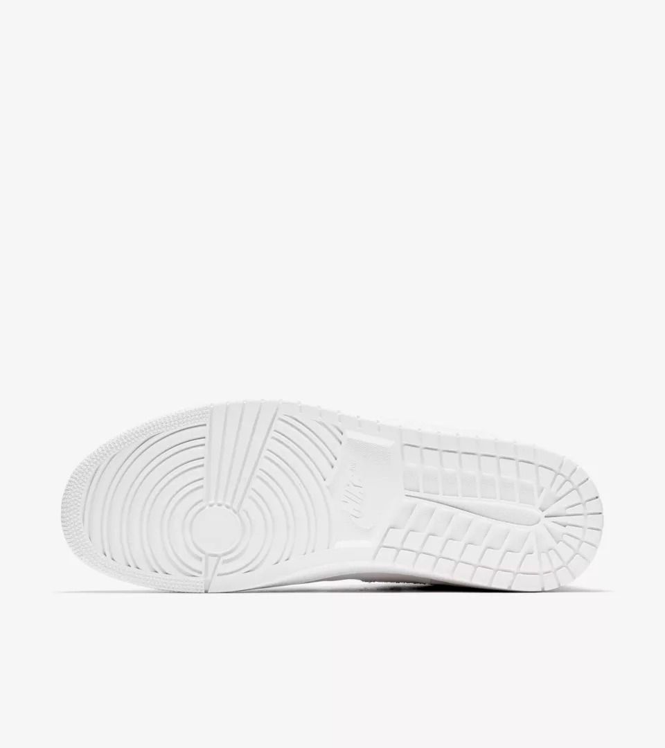 ナイキ エアジョーダン1 レトロ ハイ ダブル ストラップ サミット ホワイト/ライト クリーム 6枚目