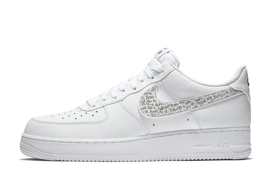 【販売リンクあり】NIKE AIR FORCE 1 LOW JUST DO IT WHITE 2枚目