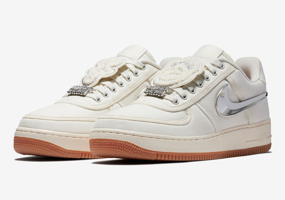 【リーク】 NIKE × TRAVIS SCOTT AIR FORCE 1 LOW SAIL 抽選/定価/販売店舗まとめ 2枚目