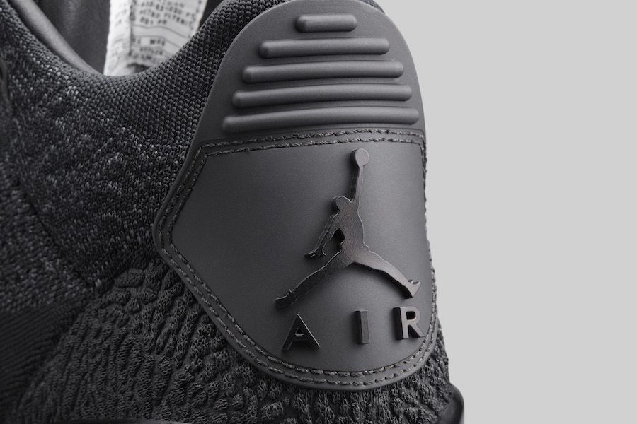 ナイキ エアジョーダン3 フライニット ブラック 7枚目