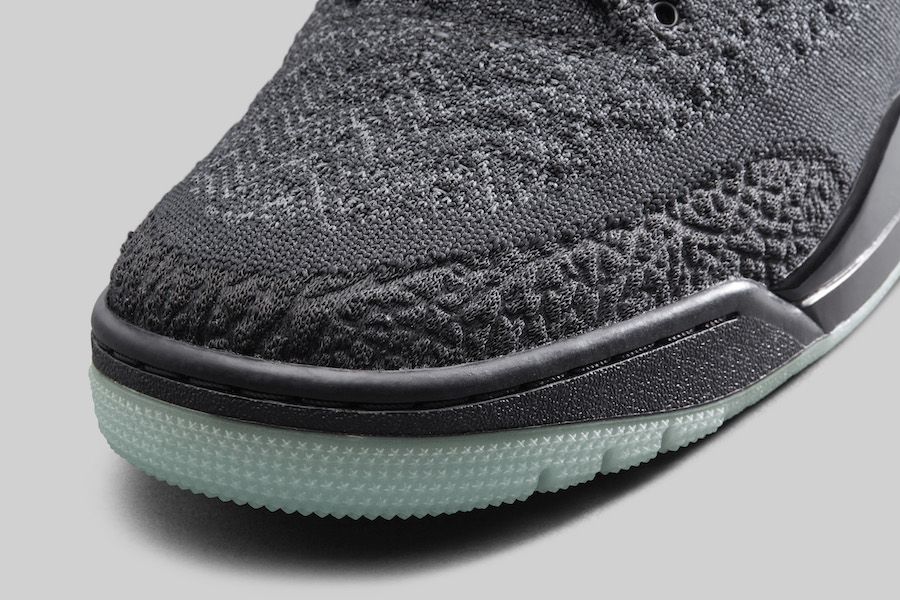 ナイキ エアジョーダン3 フライニット ブラック 8枚目