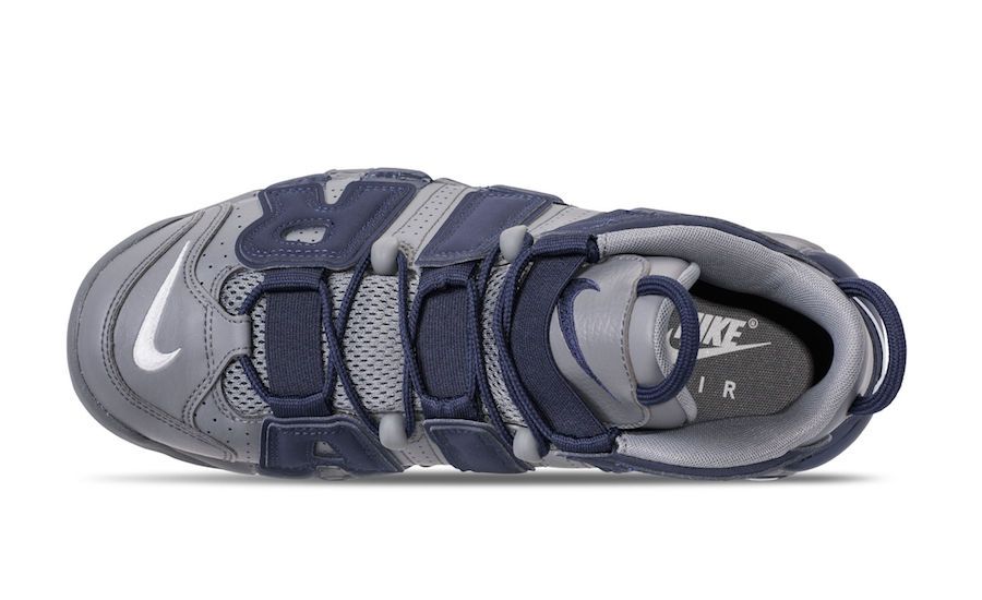 【スニダンで購入可】8/25発売 NIKE AIR MORE UPTEMPO "COOL GREY&MIDNIGHT NAVY" 7枚目