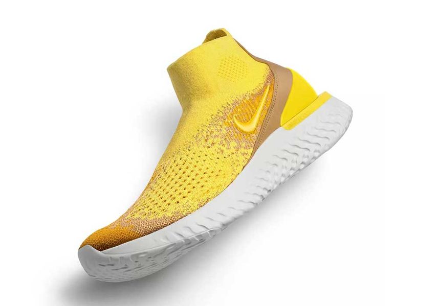ナイキ ライズ リアクト フライニット ソニックイエロー