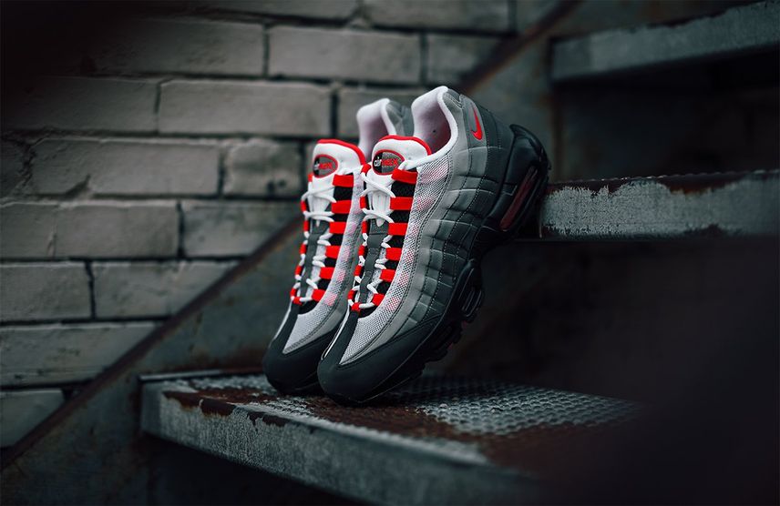 Nike air max 95 og solar red 2018 hotsell