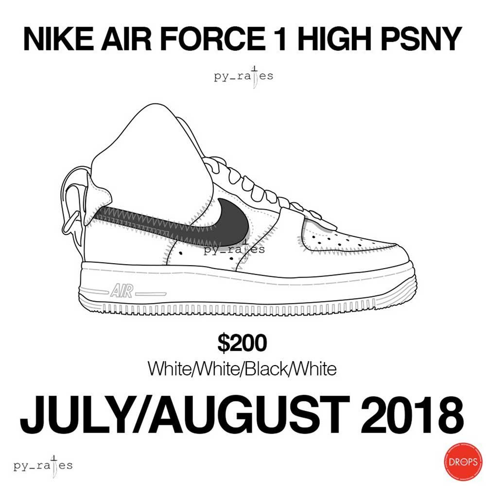 【スニダンで購入可】PUBLIC SCHOOL × NIKE AIR FORCE 1 HIGH 18枚目