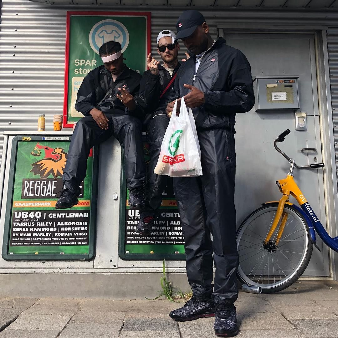 スケプタ×ナイキ エアマックスデラックス ブラック ディープレッド 8枚目