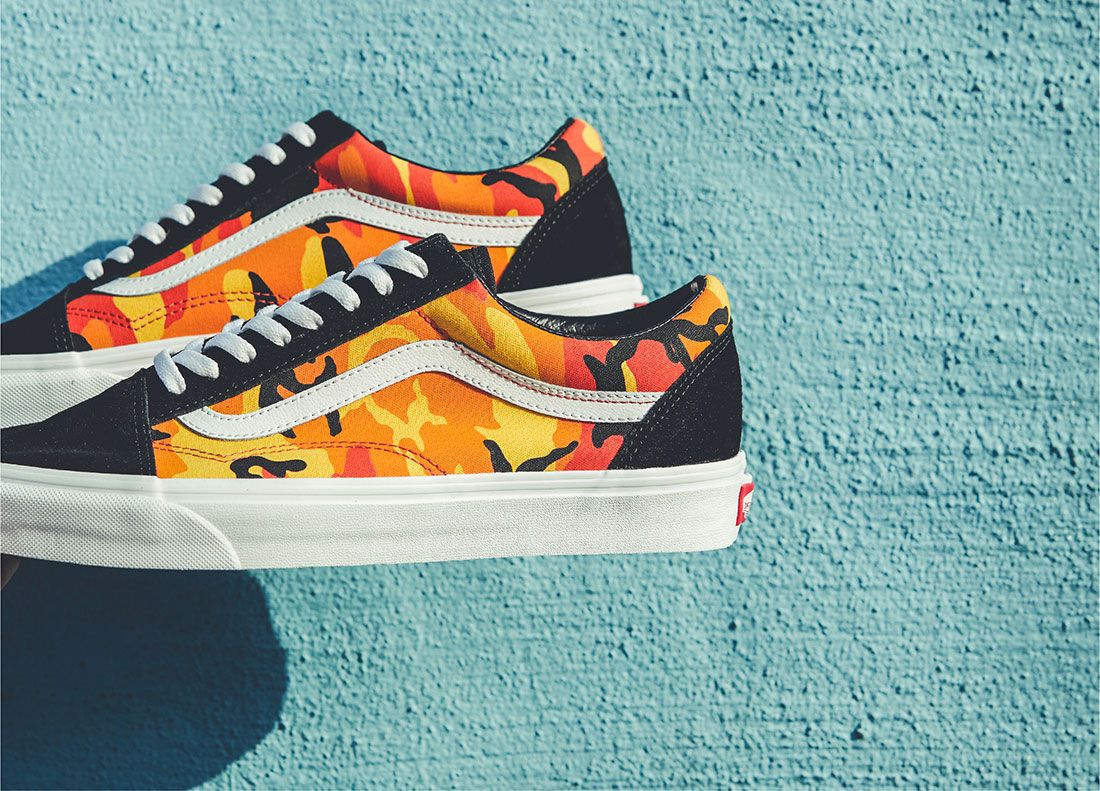 バンズ オールドスクール/オーセンティック/スケートハイ ポップカモパック 3枚目