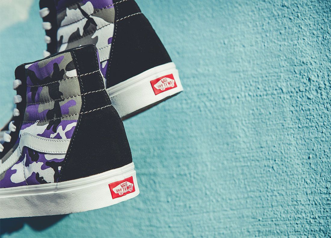 バンズ オールドスクール/オーセンティック/スケートハイ ポップカモパック 4枚目