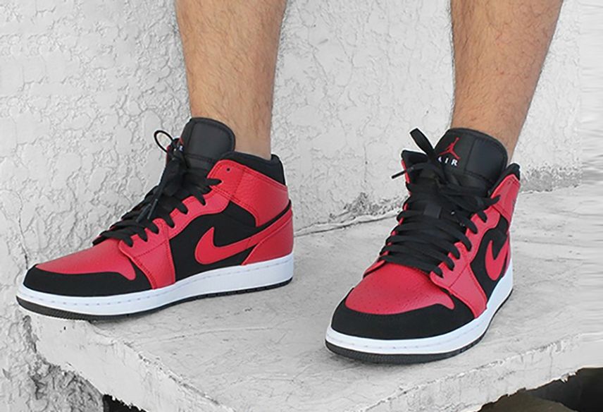 超新作】 JORDAN1miジョーダン AIR NIKE 1 リバースブレッド ミッド