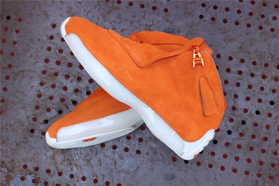 ナイキ エアジョーダン18 オレンジ 12枚目