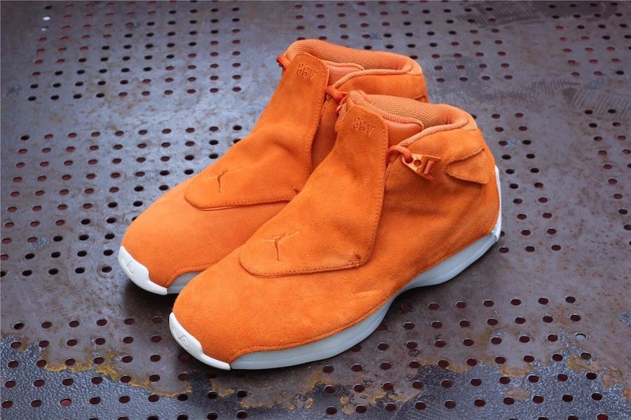 ナイキ エアジョーダン18 オレンジ 9枚目