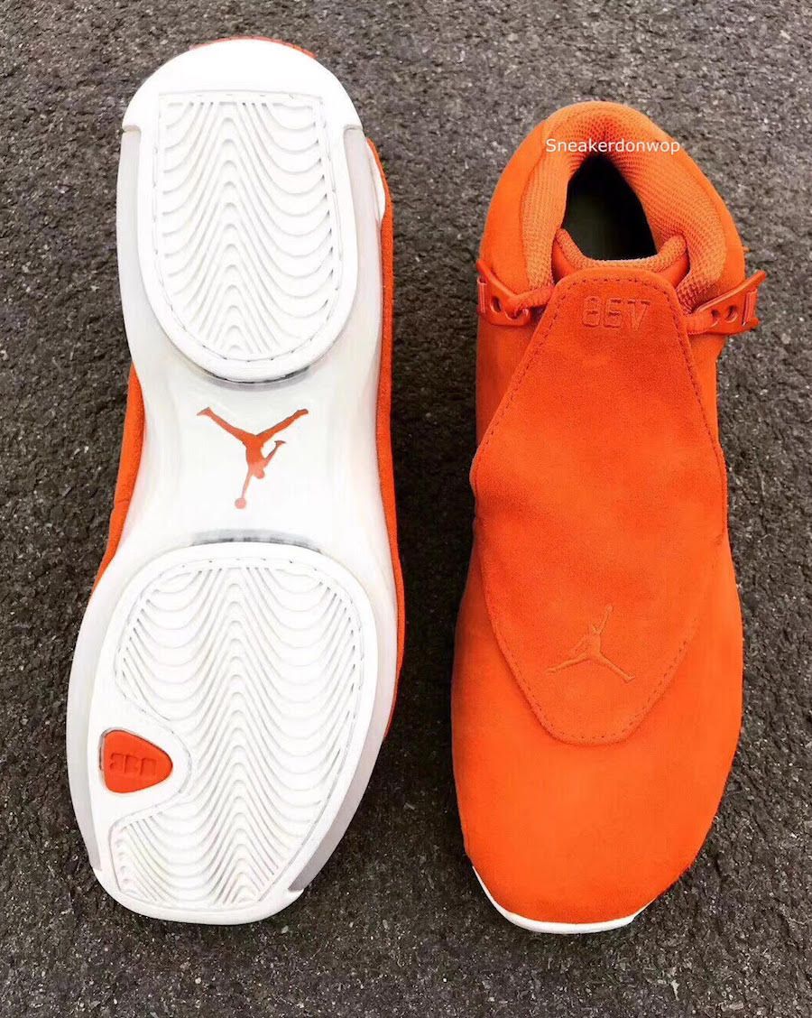 ナイキ エアジョーダン18 オレンジ 18枚目