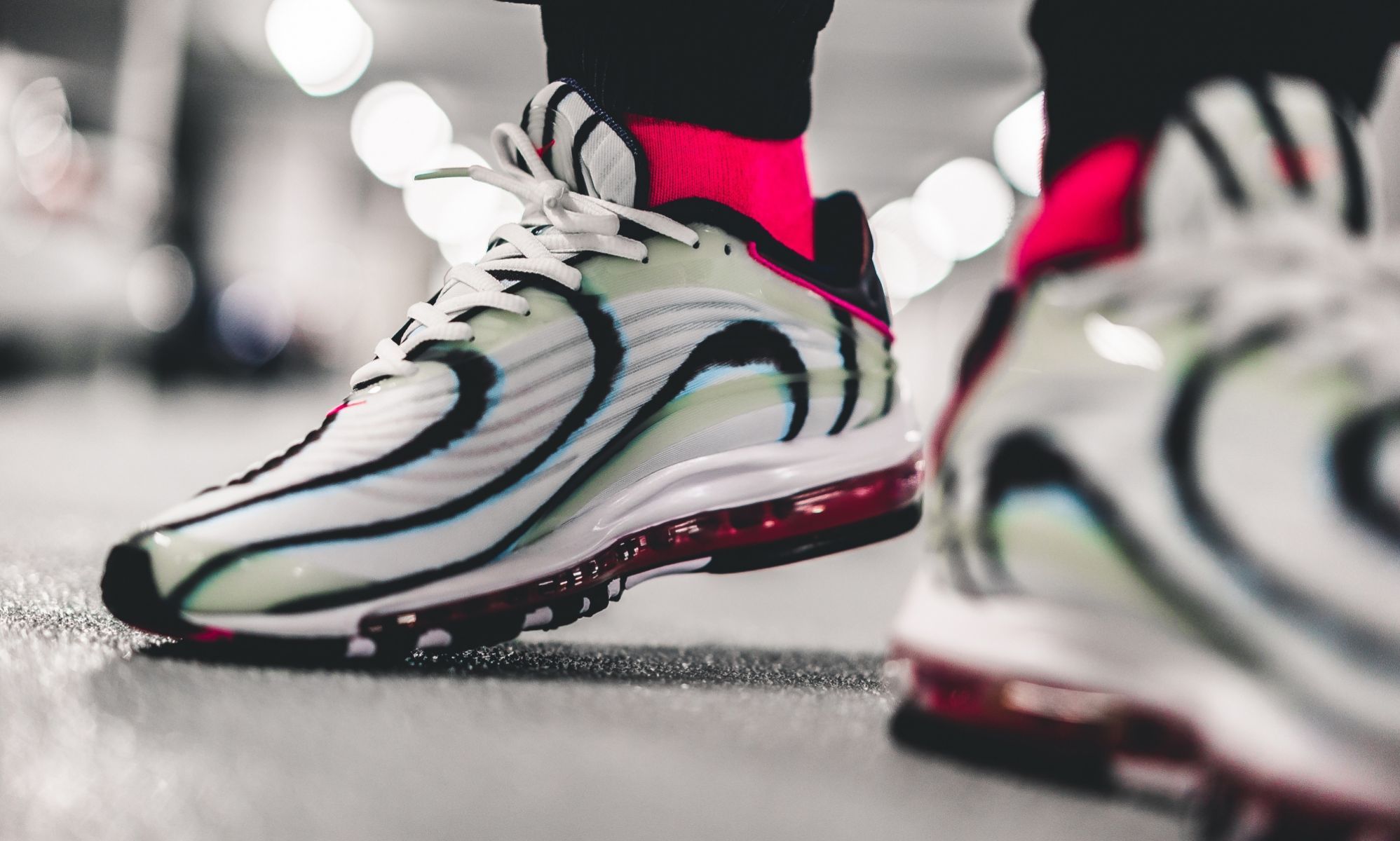 ナイキ エアマックス デラックス エナメル グリーン 2枚目