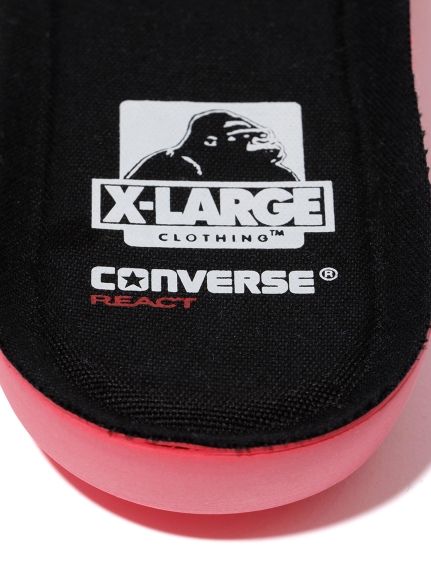 エクストララージ × コンバース オールスター 100 スリップ ハイ ブラック/ホワイト 2枚目