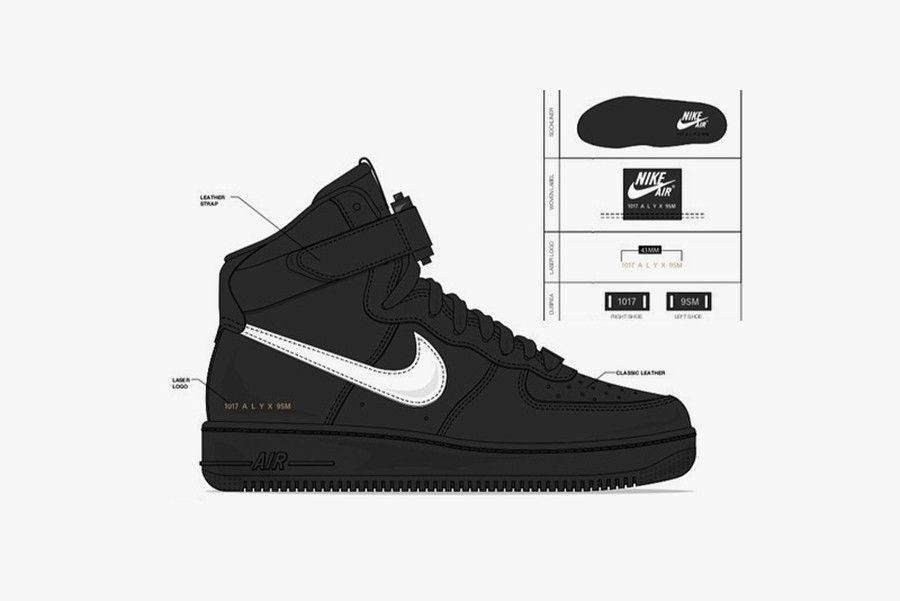 【スニダンで購入可】10/24発売 ALYX × NIKE AIR FORCE 1 HIGH 4COLORS 抽選/定価 /販売店舗まとめ 14枚目