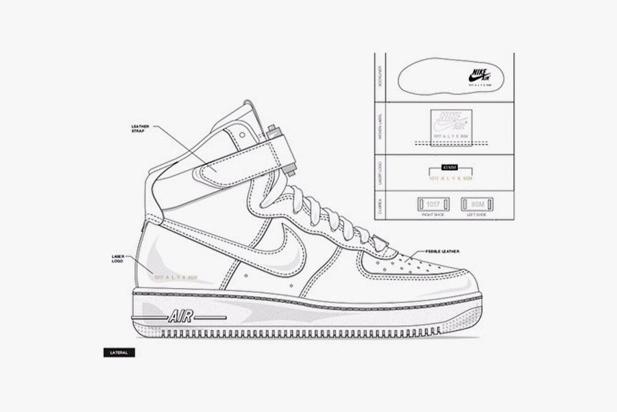 【スニダンで購入可】10/24発売 ALYX × NIKE AIR FORCE 1 HIGH 4COLORS 抽選/定価 /販売店舗まとめ 13枚目