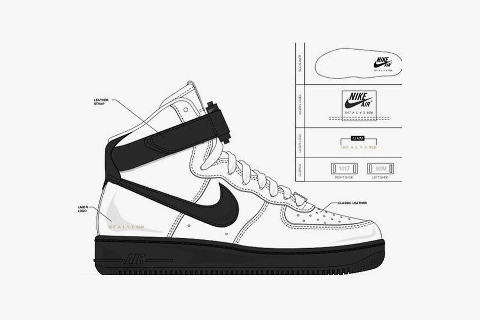 【スニダンで購入可】10/24発売 ALYX × NIKE AIR FORCE 1 HIGH 4COLORS 抽選/定価 /販売店舗まとめ 12枚目