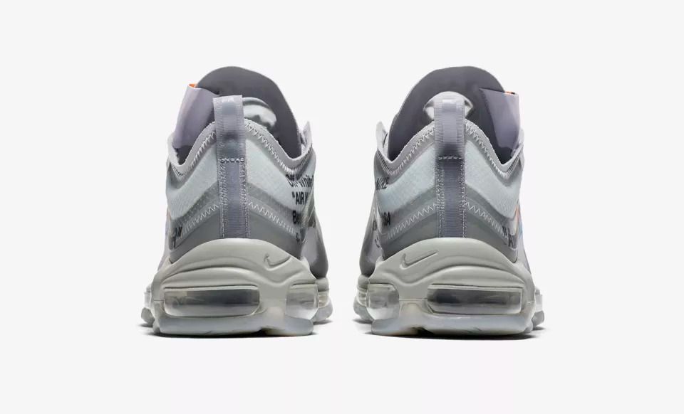 オフホワイト×ナイキ エアマックス97 グレー 6枚目