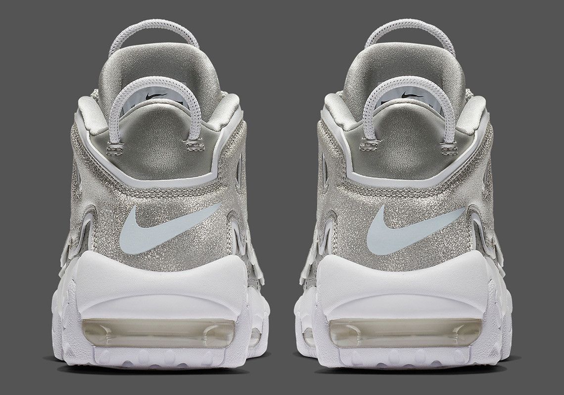 ナイキ エアモアアップテンポ メタリック シルバー 5枚目
