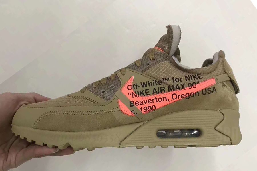 オフホワイト×ナイキ エアマックス90 デザートオレ(OFF-WHITE × NIKE AIR MAX 90 DESERT ORE)