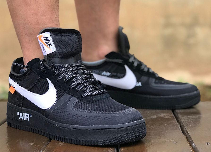 オフホワイト×ナイキ エアフォース1 ロー ブラック(OFF-WHITE × NIKE AIR FORCE 1 LOW BLACK)