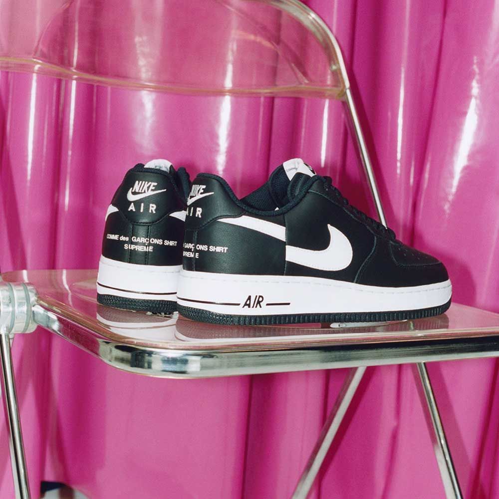【スニダンで購入可】11/10発売 SUPREME × COMME DES GARÇONS SHIRT × NIKE AIR FORCE 1 抽選/定価/販売店舗まとめ 6枚目