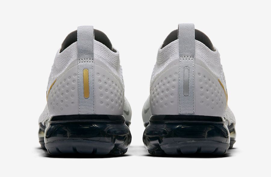 ナイキ エアヴェイパーマックス2.0 グレー/ゴールド 5枚目