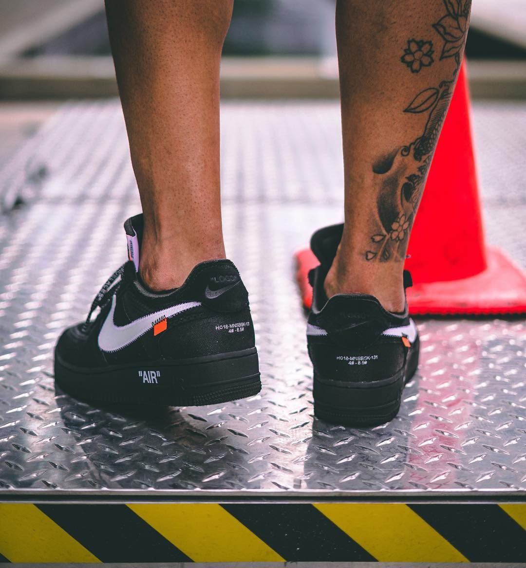 【スニダンで購入可】OFF-WHITE × NIKE AIR FORCE 1 LOW BLACK 6枚目
