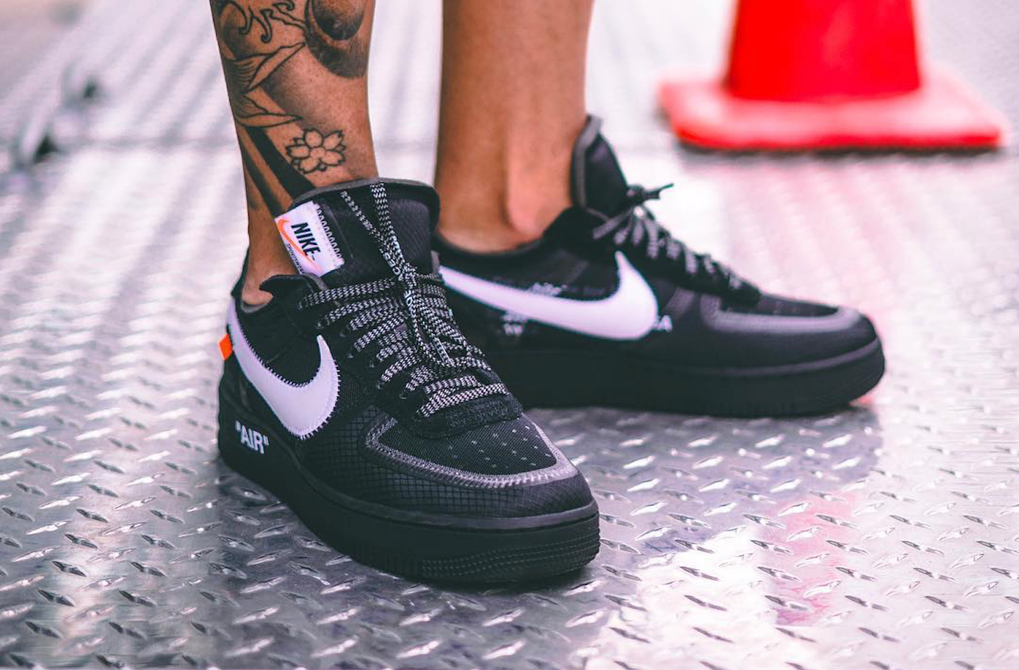 【スニダンで購入可】OFF-WHITE × NIKE AIR FORCE 1 LOW BLACK 3枚目