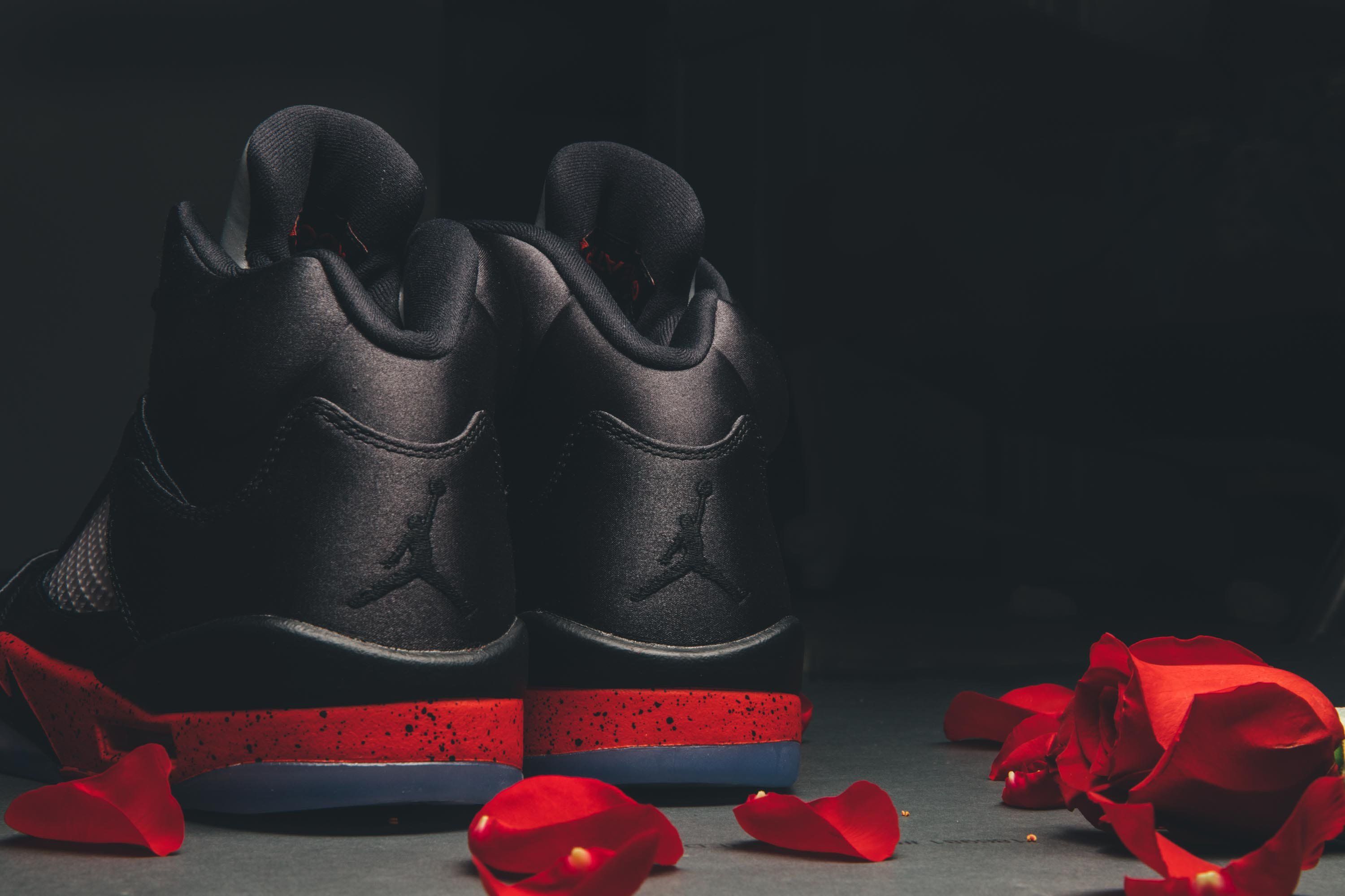 ナイキ エアジョーダン5 サテン ブレッド 10枚目