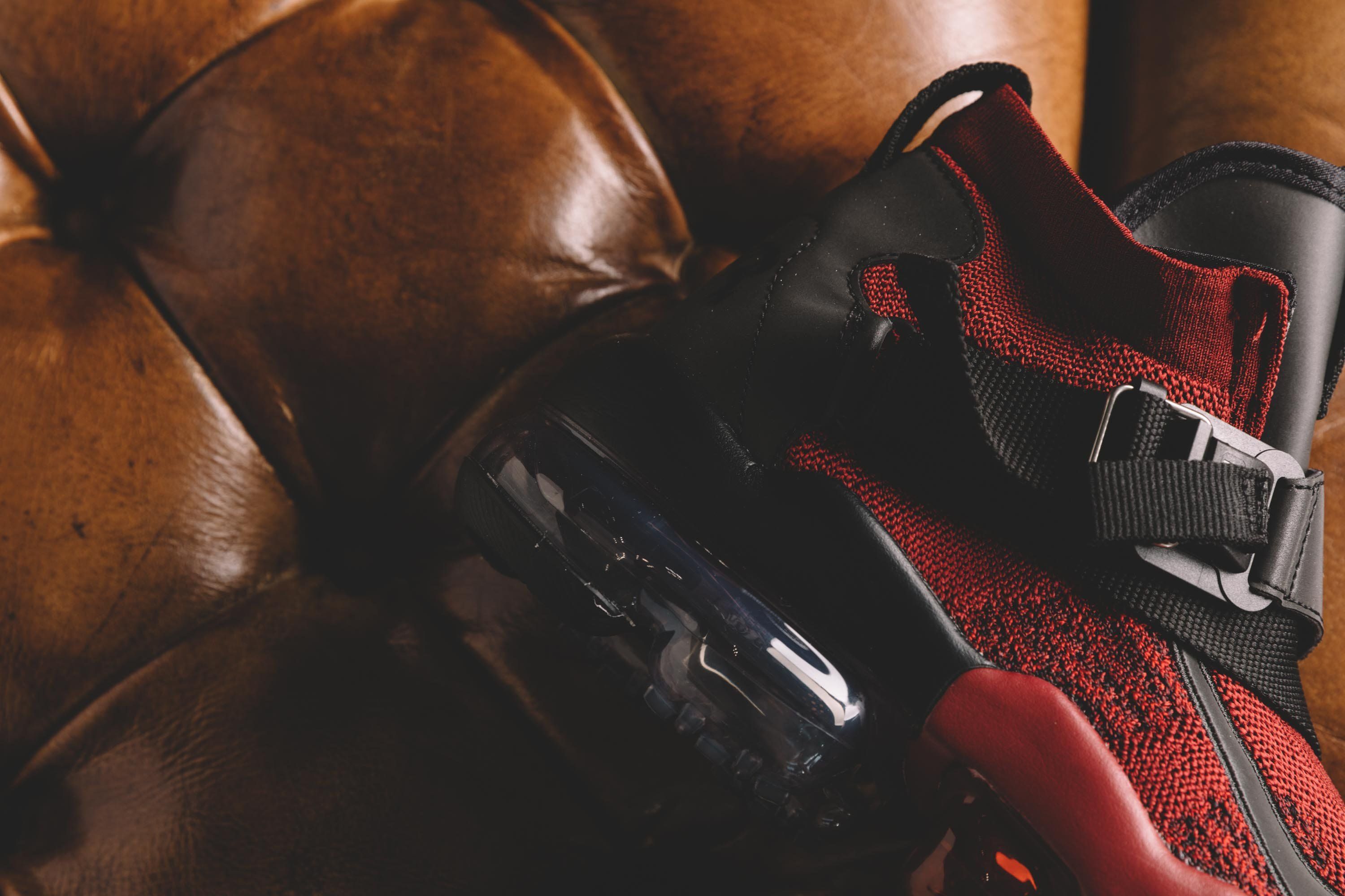 ナイキ エアヴェイパーマックス プレミア フライニット チームレッド 2枚目