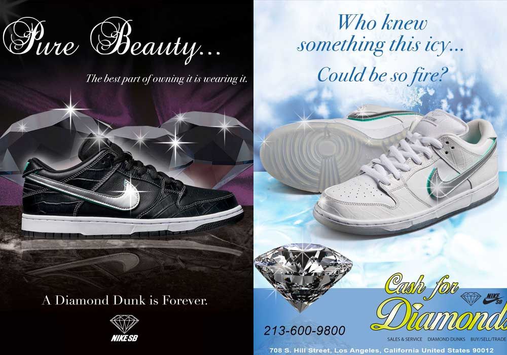 ダイアモンドサプライ×ナイキSB ダンク ロー プロ  6枚目