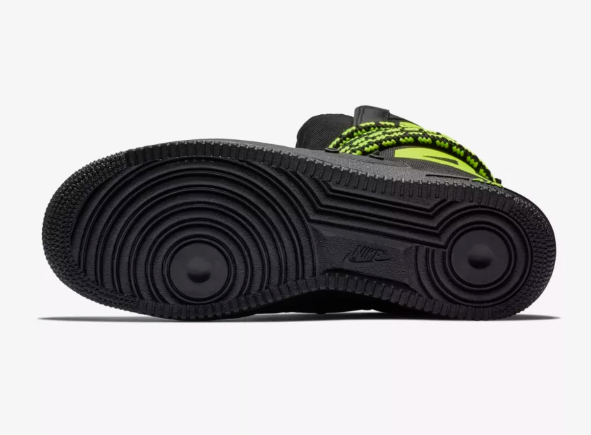  【リーク】NIKE SF AIR FORCE HIGH BLACK / VOLT 8枚目