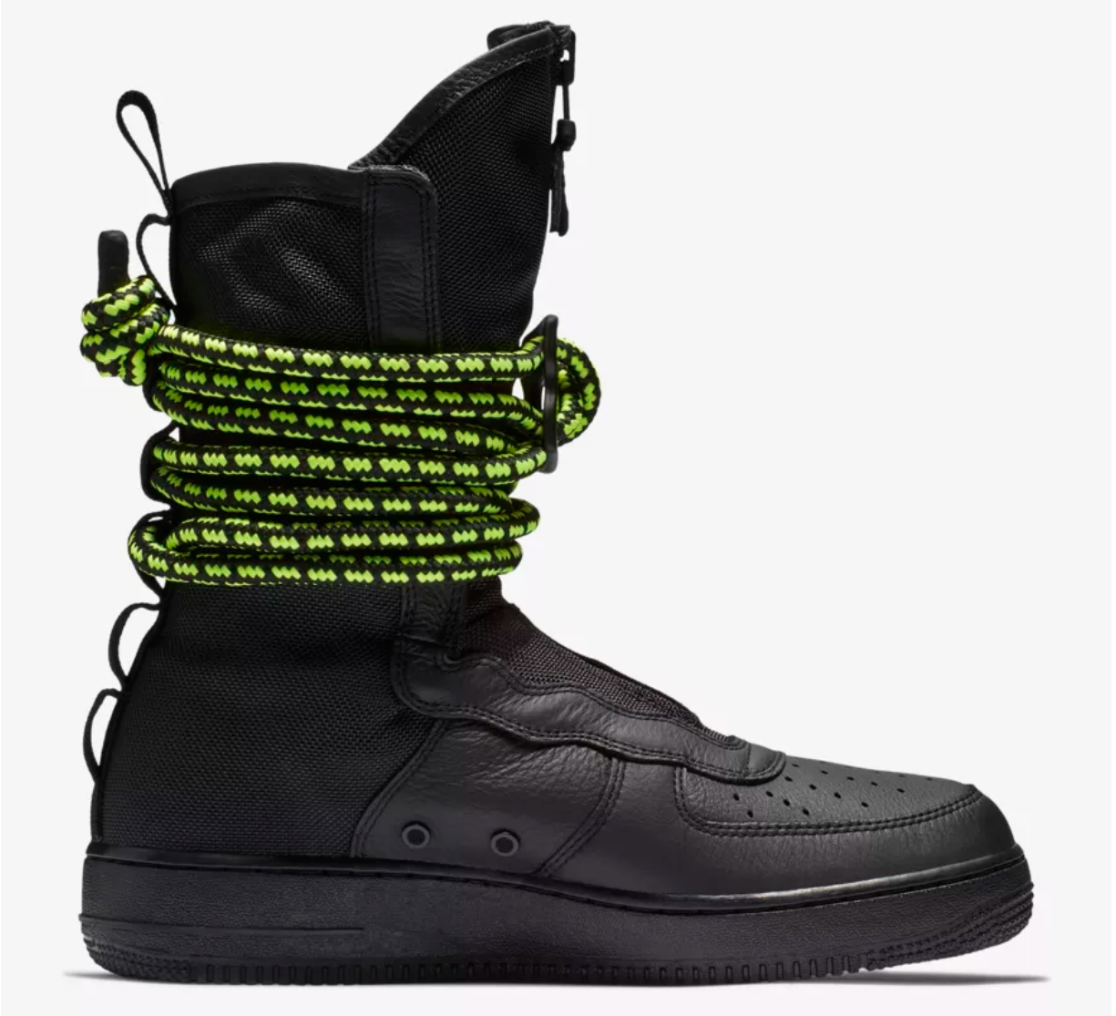  【リーク】NIKE SF AIR FORCE HIGH BLACK / VOLT 6枚目