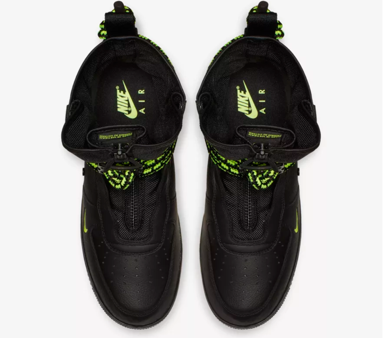  【リーク】NIKE SF AIR FORCE HIGH BLACK / VOLT 7枚目