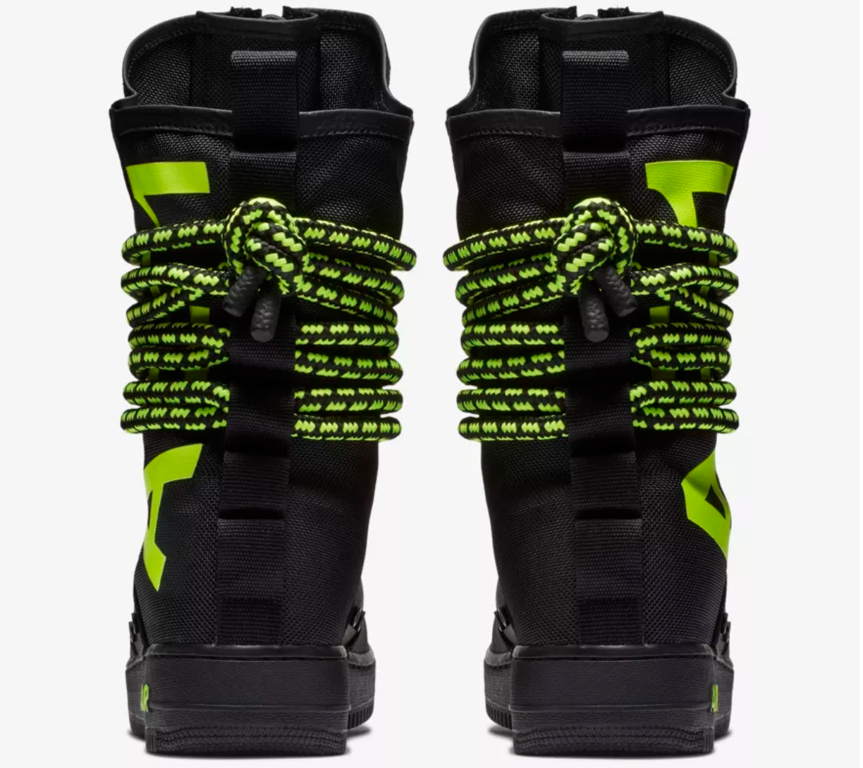  【リーク】NIKE SF AIR FORCE HIGH BLACK / VOLT 4枚目