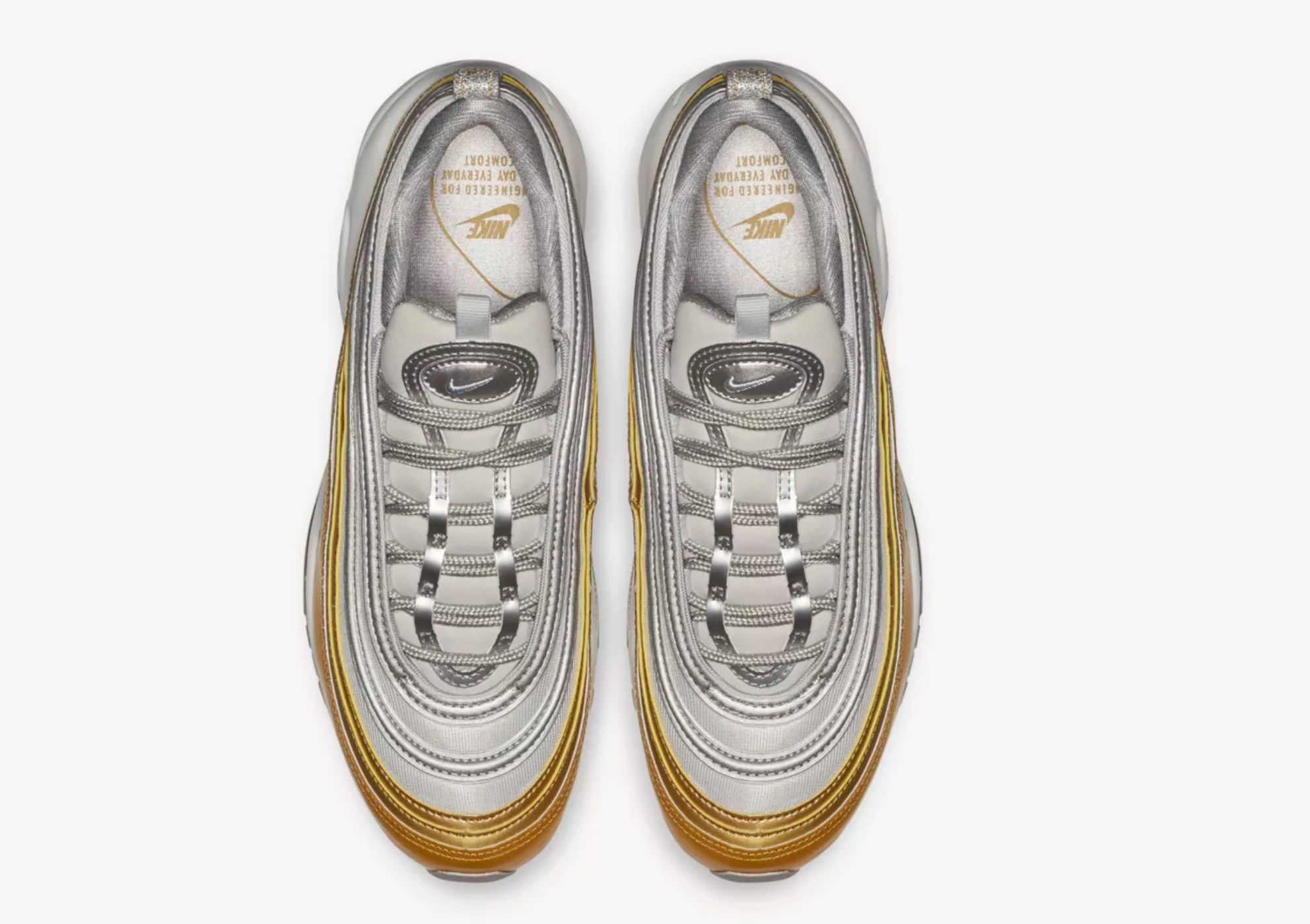 ナイキ ウィメンズ エアマックス97 SE "メタリックゴールドパック" 7枚目