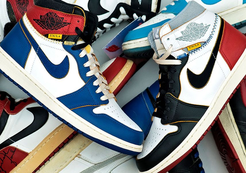 Air jordan 1 top x union la