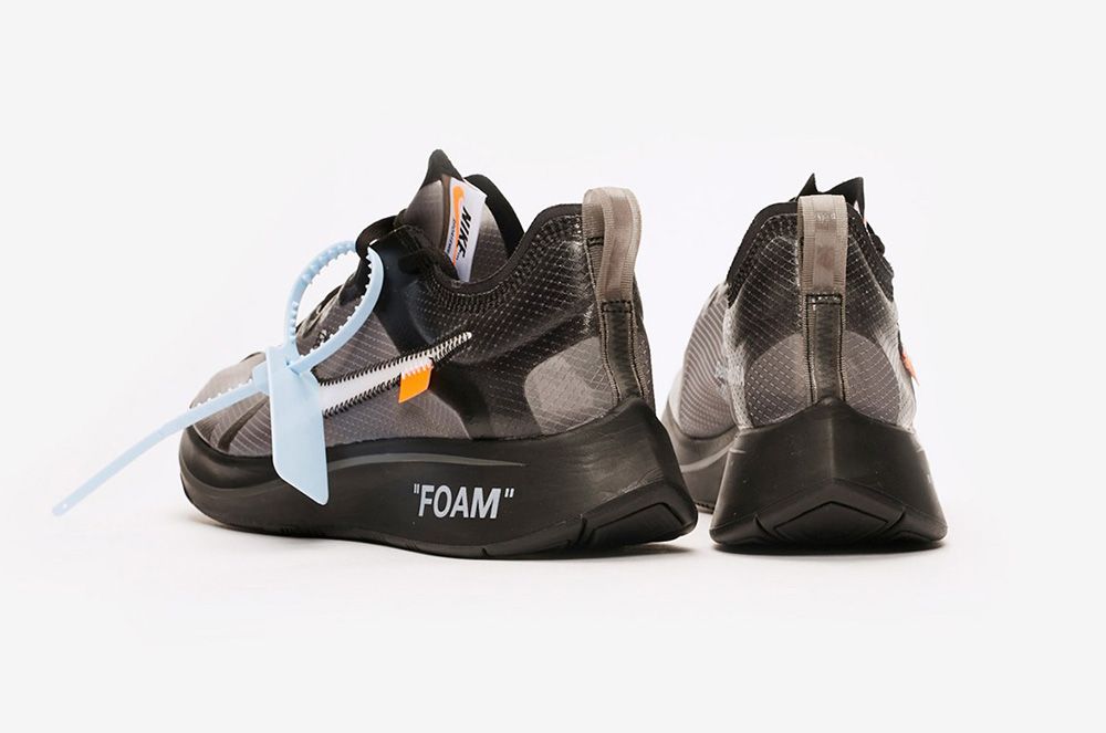 オフホワイト×ナイキ ズームフライ ブラック 5枚目