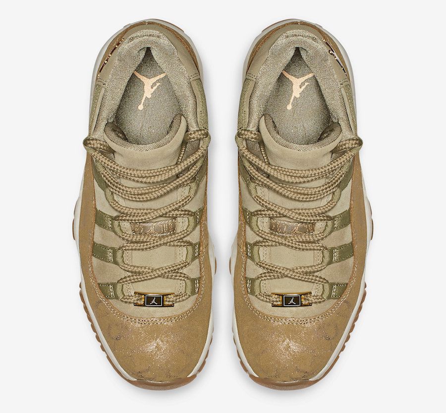 ナイキ ウィメンズ エア ジョーダン11 "オリーブ・ラックス"  4枚目