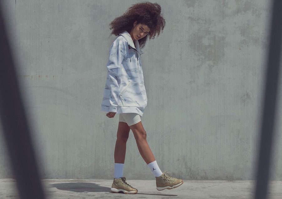 ナイキ ウィメンズ エア ジョーダン11 "オリーブ・ラックス"  11枚目