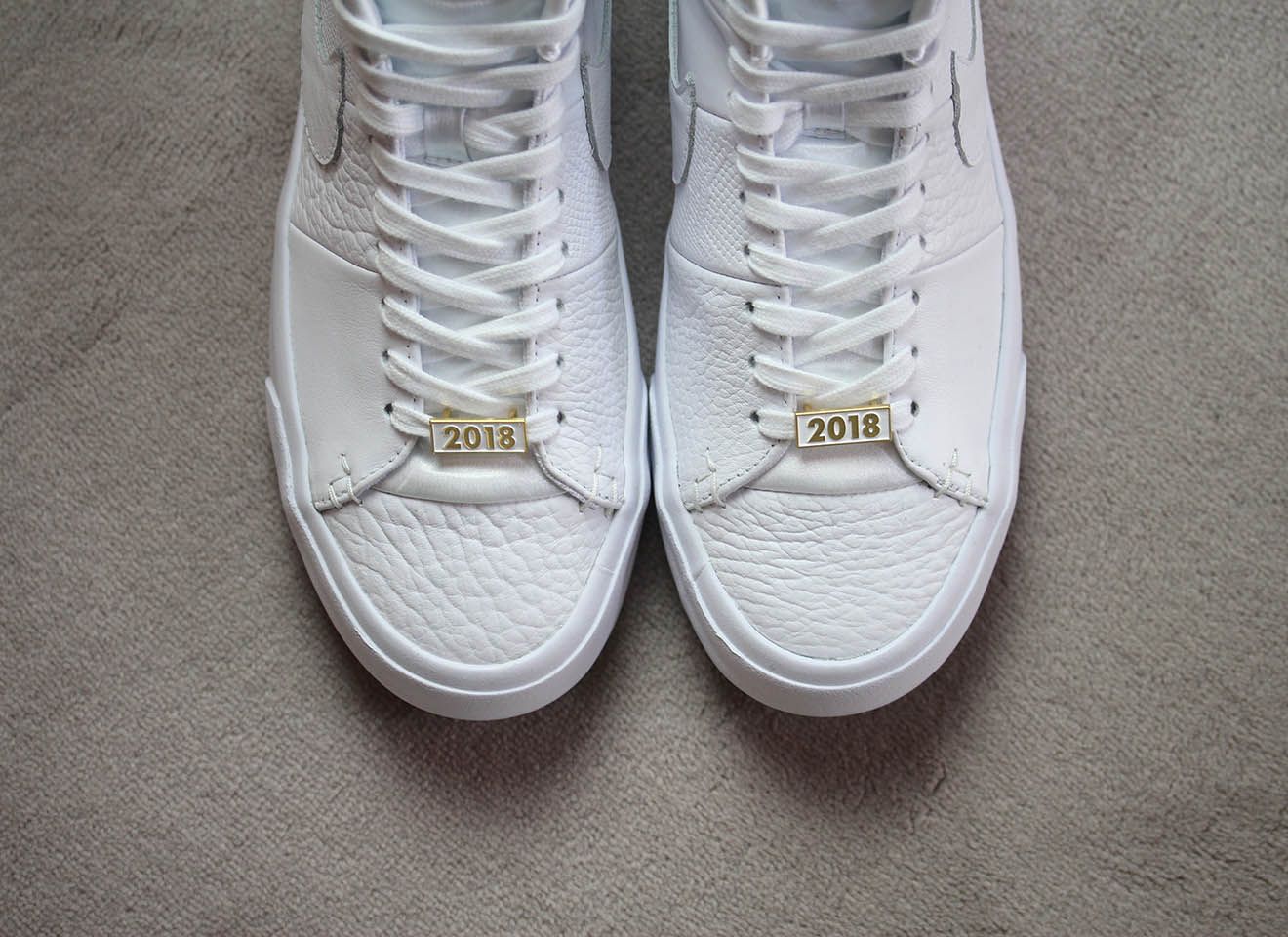 ナイキ ブレーザー ロイヤル QS "トリプルホワイト" 8枚目
