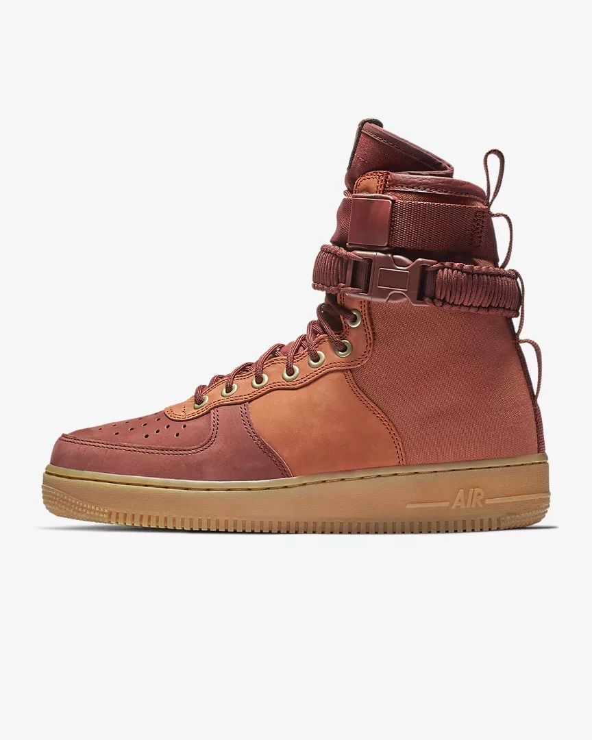 【スニダンで購入可】NIKE SF AIR FORCE 1 PREMIUM "SHADES OF BROWN" 2枚目