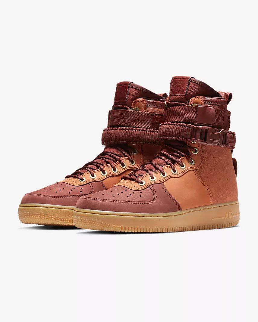 【スニダンで購入可】NIKE SF AIR FORCE 1 PREMIUM "SHADES OF BROWN"