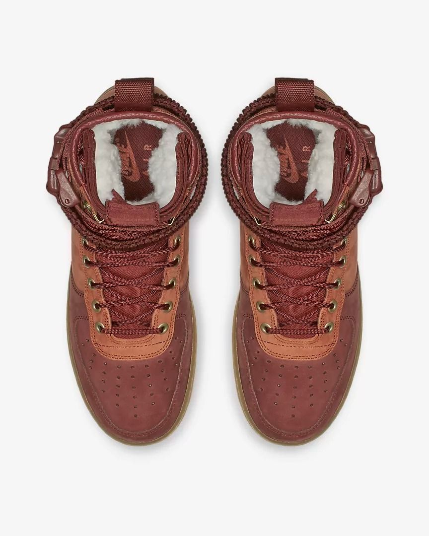 【スニダンで購入可】NIKE SF AIR FORCE 1 PREMIUM "SHADES OF BROWN" 4枚目