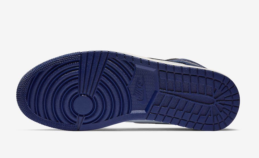 ナイキ エアジョーダン1 ミッド ネイビー/ブラック/レッド 6枚目