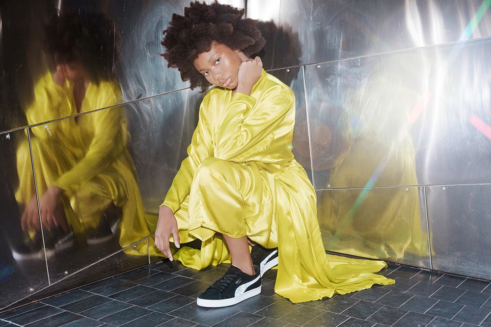 プーマ × スワロフスキー スエード 5枚目