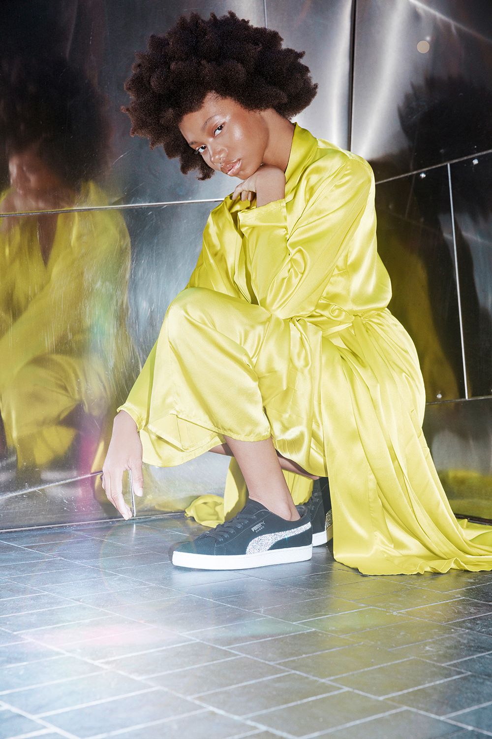 プーマ × スワロフスキー スエード 6枚目