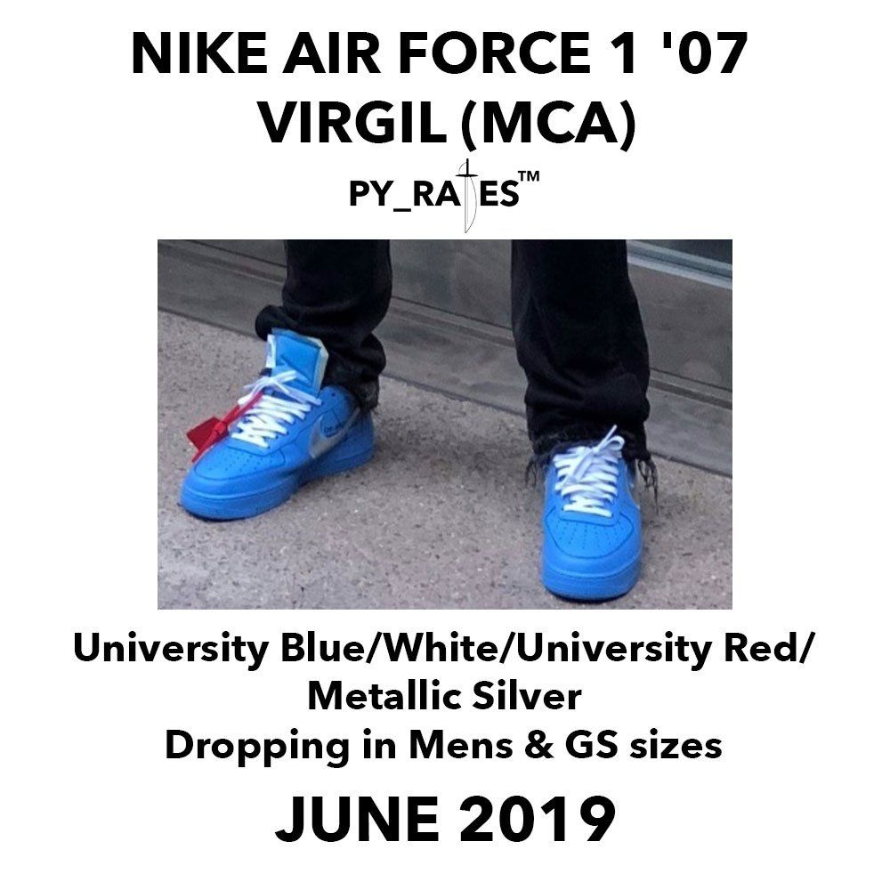 【スニダンで購入可】OFF-WHITE × NIKE AIR FORCE 1 LOW MCA BLUE 23枚目